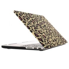 Yellow Leopard Pattern Frosted Hard Plastic Protective Case for Macbook Pro Retina 15.4 inch (Intl)