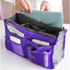 Yika Multi-Pocket Organizer Storage Case Pouch Bag (Purple) (Intl)