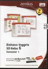 Zenius Set CD SD Bahasa Inggris Kelas 6 semester 1