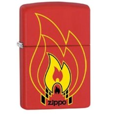 Zippo 28774 Flames Red Original USA