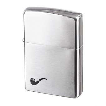 zippo original 200pl pipe lighter brushed chrome silver zippo original 200pl pipe lighter brushed chrome silver