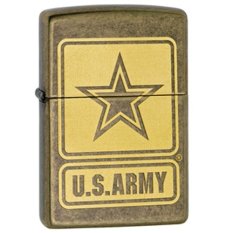 Zippo Original U.S. Army Antique Brass