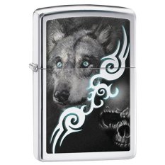 Zippo Original Wolf and Skull