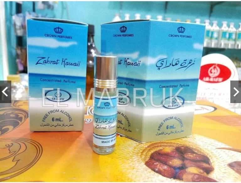 PARFUM AR RAFIF ZAHRAT HAWAII 6ML bukan alrehab arrafif ZAHRA HAWAI 6 ml murah perfume minyak wangi