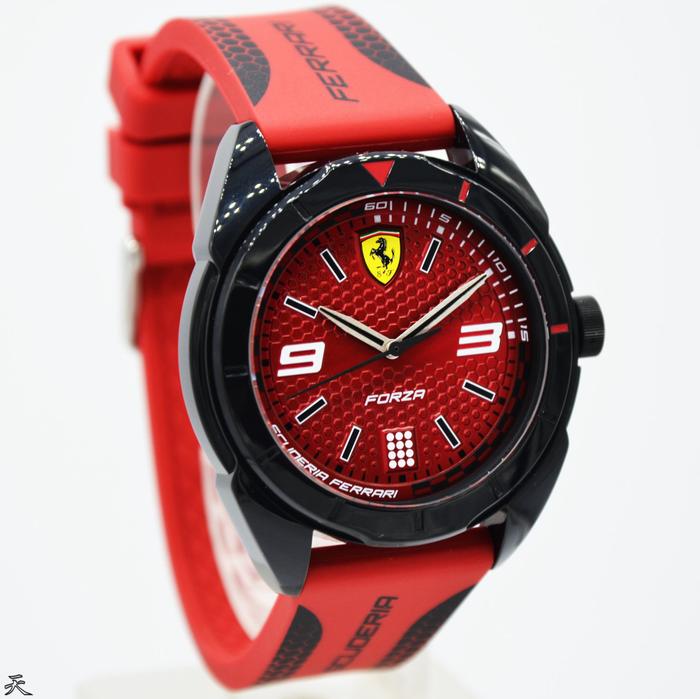 Jam Tangan Pria Original Ferrari 0830517 Garansi Resmi