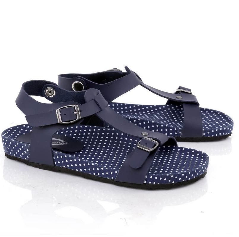 Gareu Shoes Sandal Flat Wanita Biru - RTS 9436