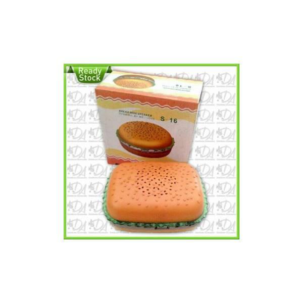 Hot Promo Speaker Model Burger USB + Jack 3-5Mm Unik Lucu Murah/ Speaker Aktif / Speaker Laptop / Bas