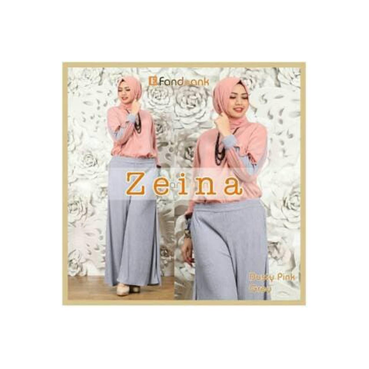 Produk Ramadhan ZEINA SET 3in1 hijab blus blouse celana kulot gamis