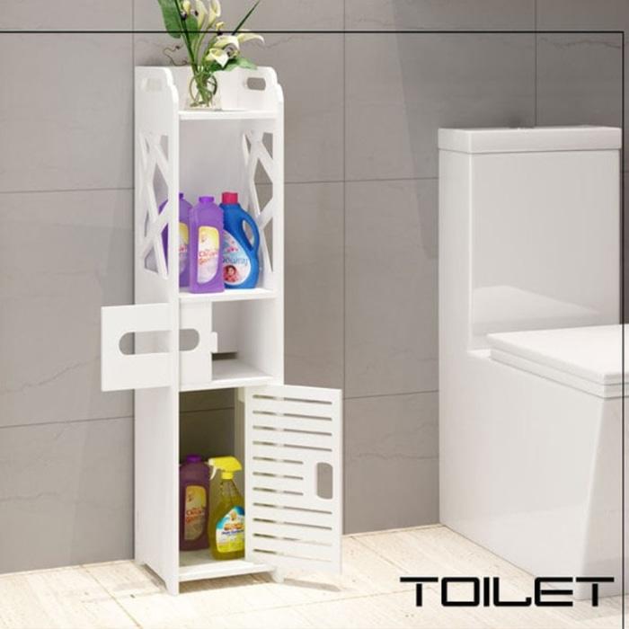Promo Rak Kamar Mandi Minimalis Elegant Lemari Toilet Wastafel Lemari Dapur Original