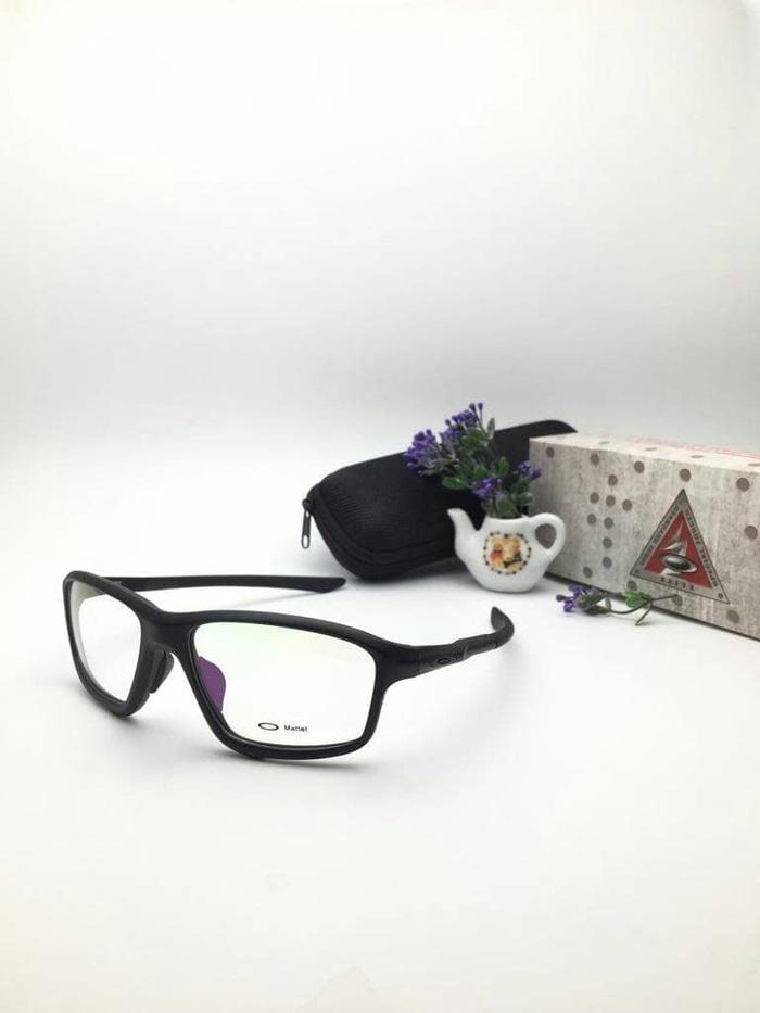 Best Seller!! Oakley Crosslink Zero Hitam Doff Frame Kacamata - ready stock