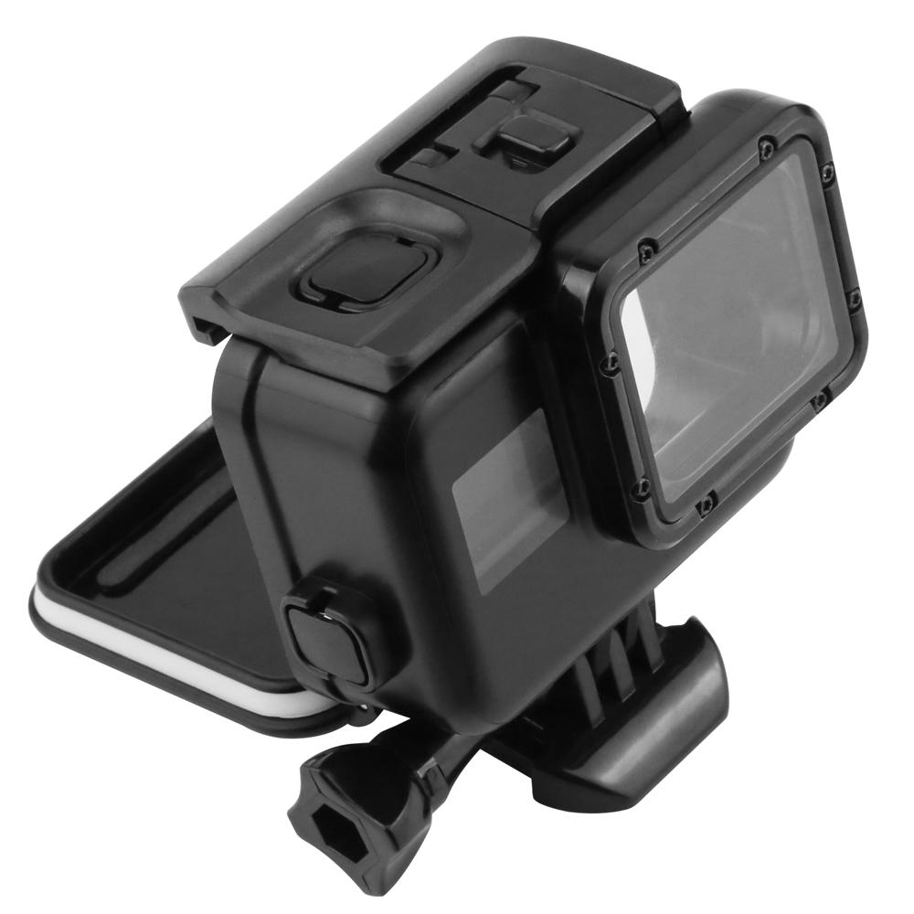 45 M Menyelam Tahan Air Case untuk GoPro Pahlawan 6/5 Hitam Kamera Aksi Underwater Housing Case Mount