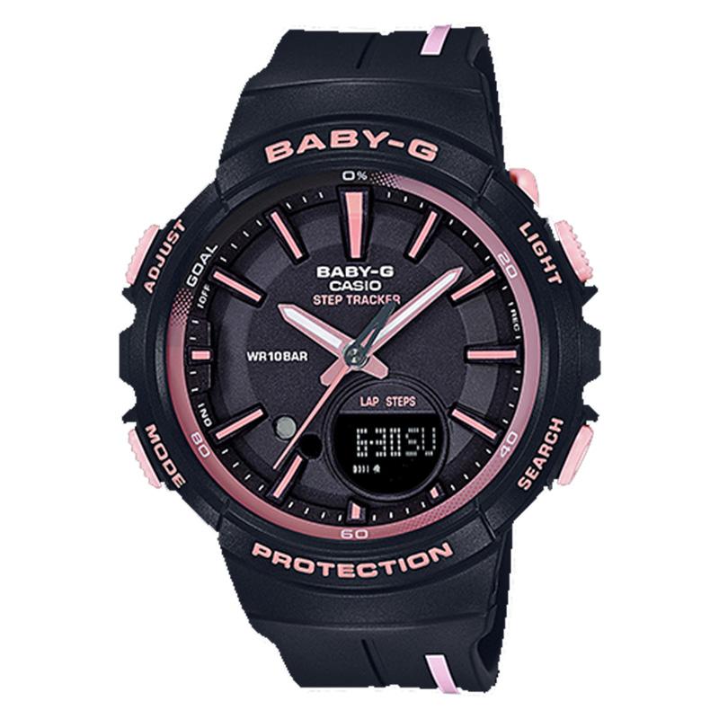 CASIO ORIGINAL Baby-G BGS-100RT-1A Step Tracker Jam Tangan Wanita -