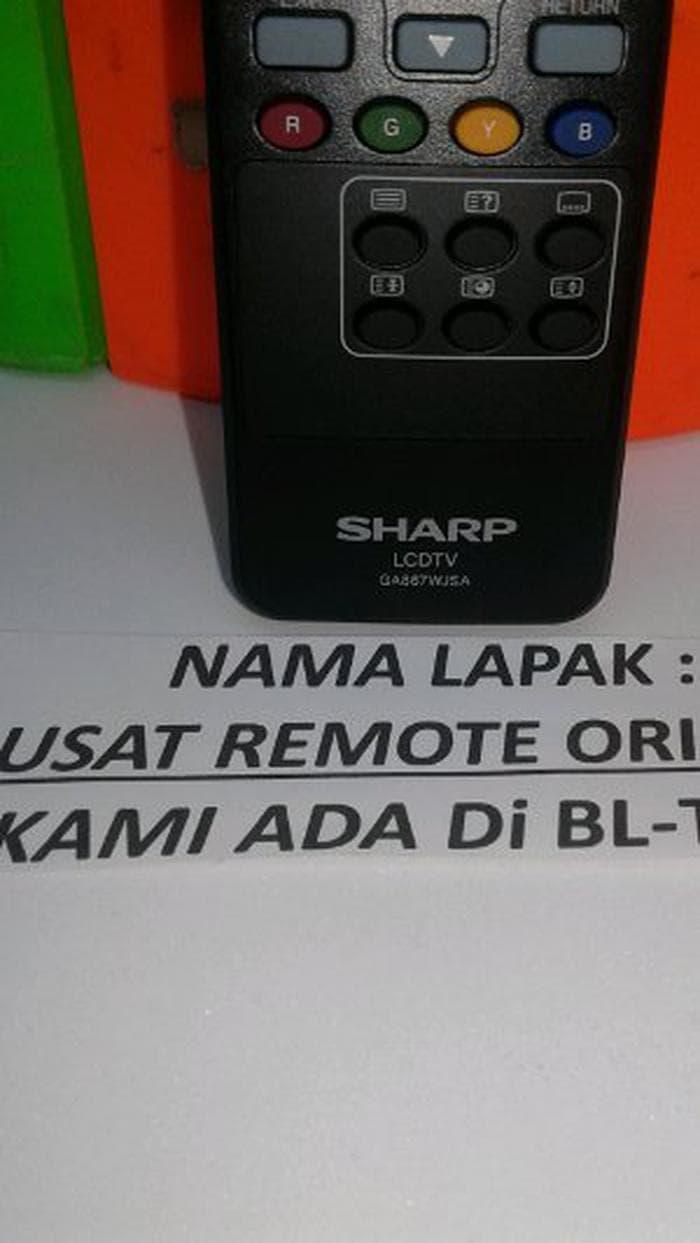 REMOTE REMOT TV SHARP LED LCD AQUOS ORIGINAL ASLI Diskon