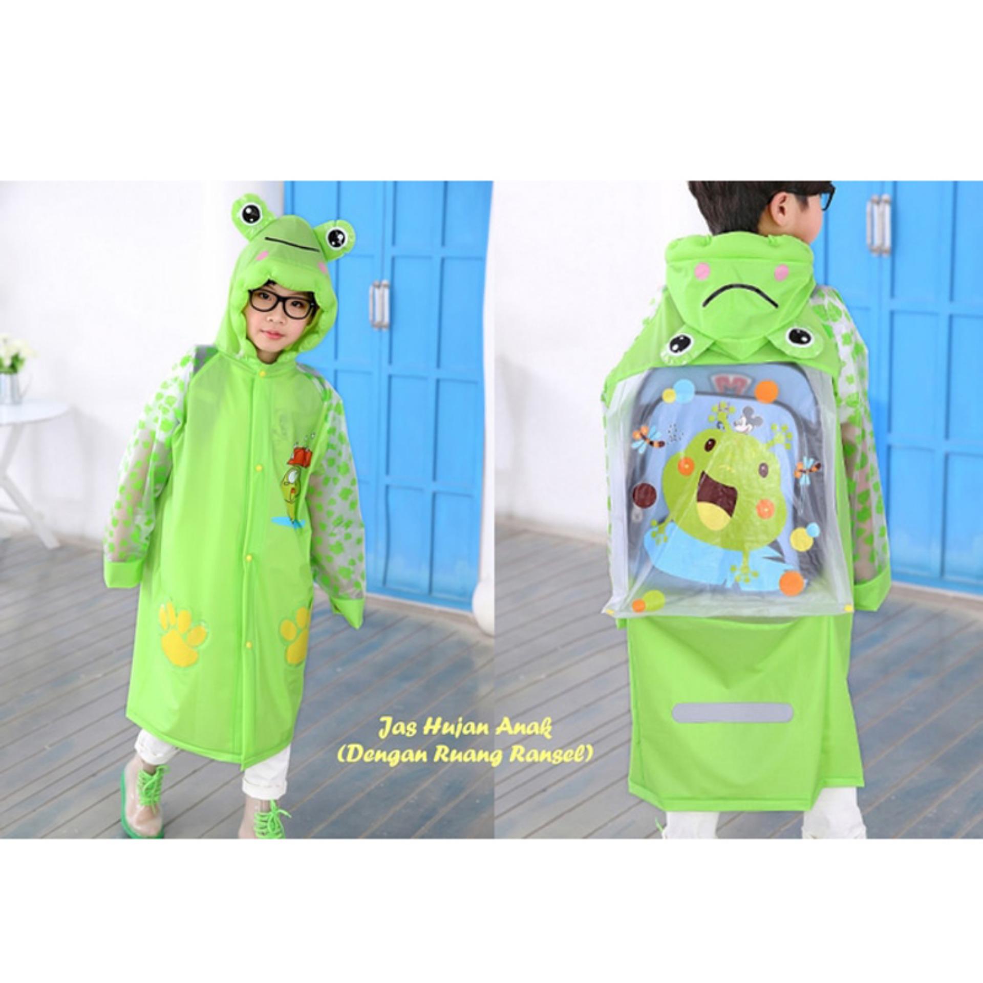 Jas hujan anak 2 tahun Jas hujan anak2 Jas hujan anak kido Jas hujan anak seperti axio Jas hujan ponco anak Jas hujan polkadot raincoat FROG - UKURAN XL -TINGGI BADAN 120-130