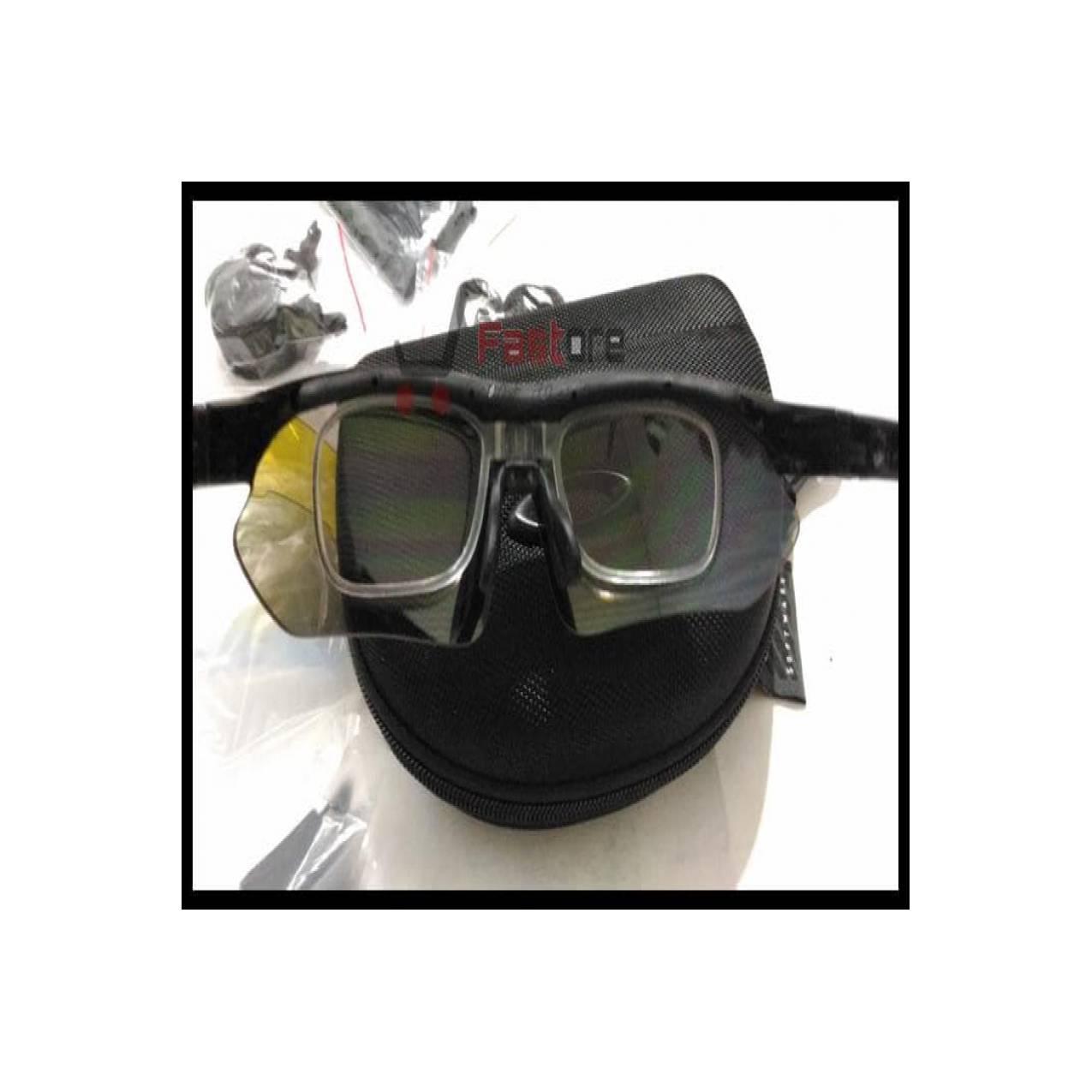(Murah!!) Kacamata Sport Oakley Quantum 5 Lensa - Gowes Sepeda Motor