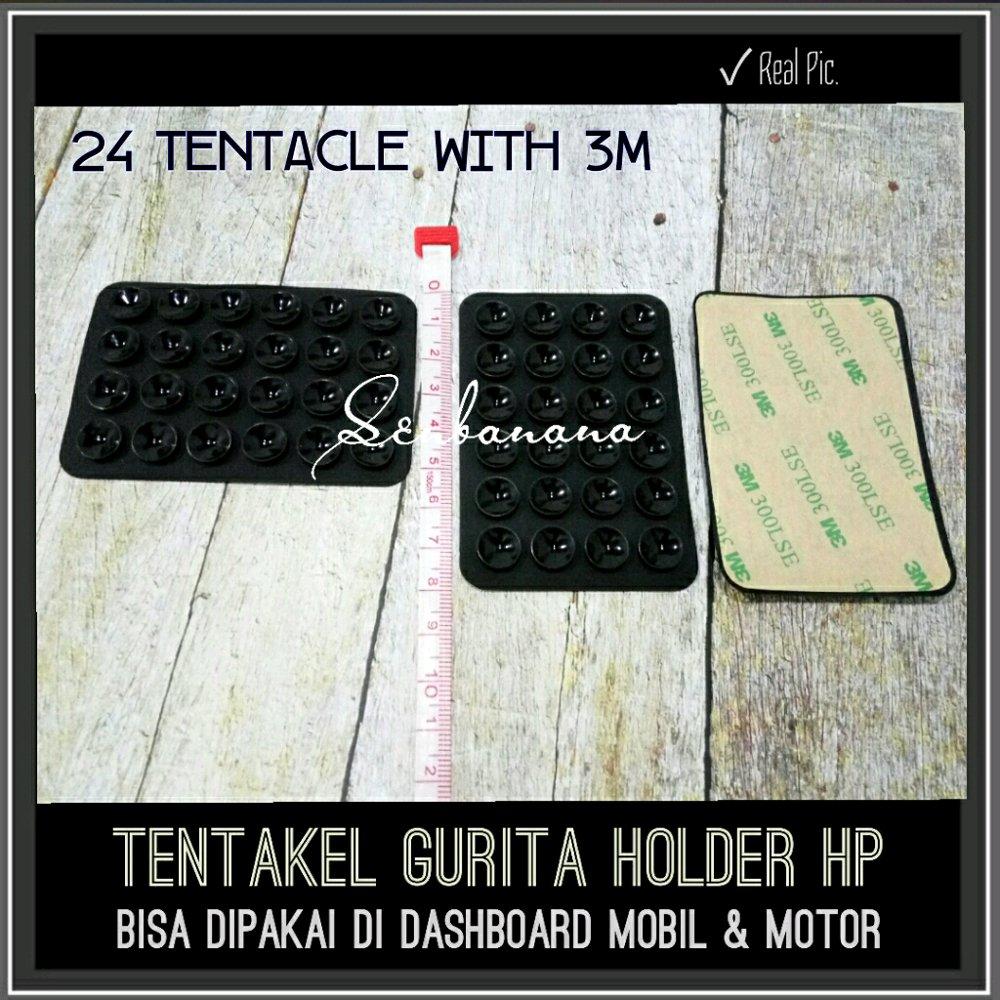Tentakel Gurita HP Holder Universal 24 Perekat 3M
