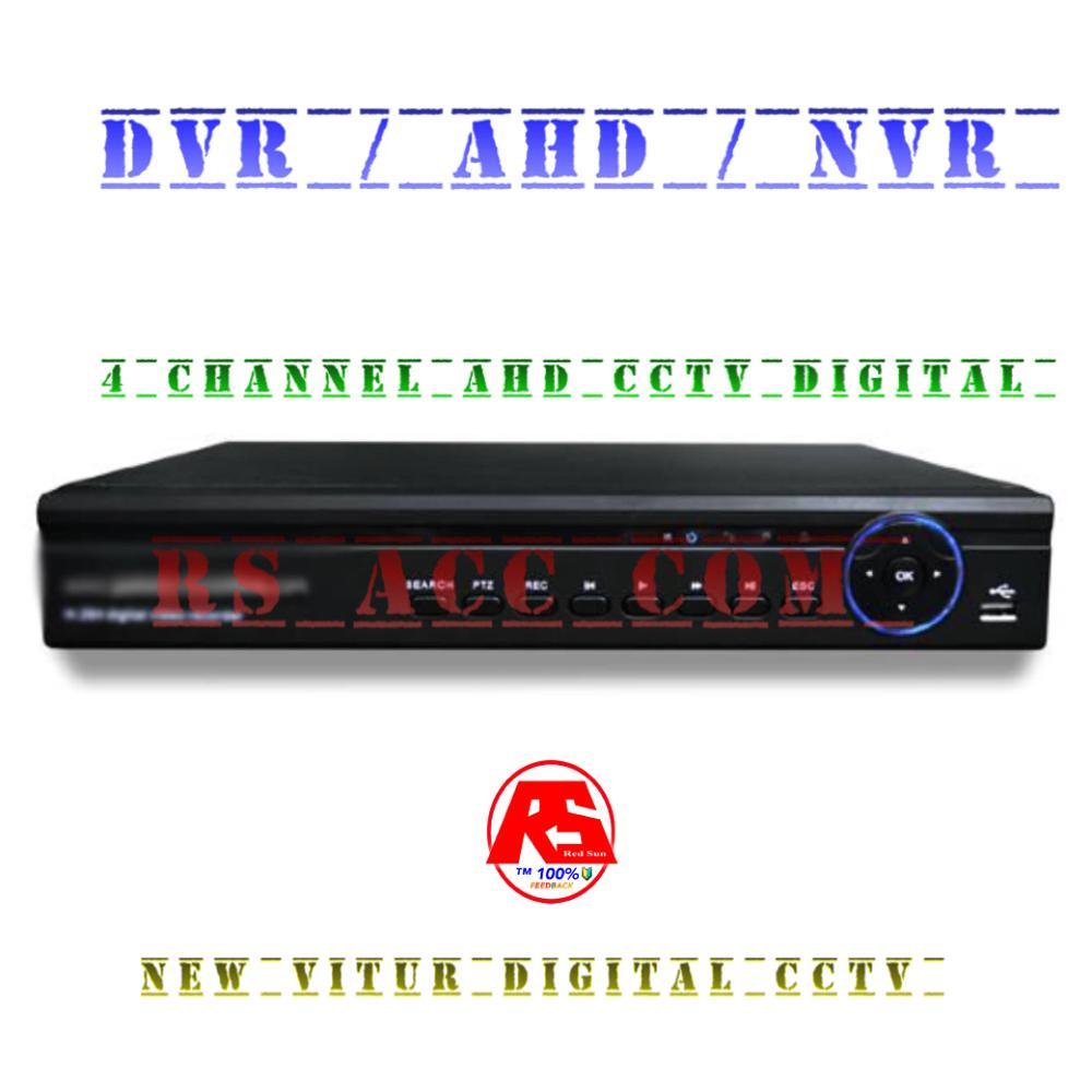 DVR CCTV AHD 1080 DIGITAL 4 CHANNEL / NVR VIDEO RECORDING VITUR LENGKAP