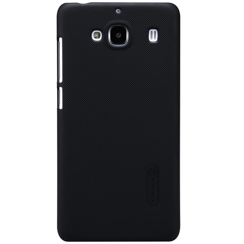 Nillkin super frosted shield case Xiaomi Redmi 2 & Redmi 2 Prime + Free Tempered Glass - Black - Murah