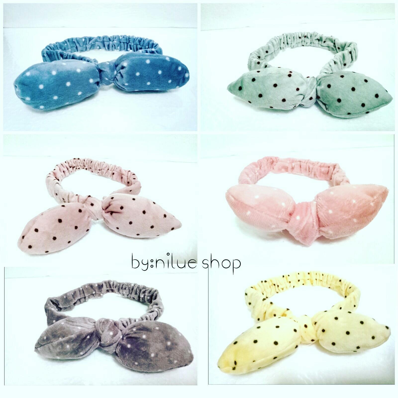 ... isi 12 Pcs Source Ikat Rambut Kelinci Chibi Source Headband chibi bandana