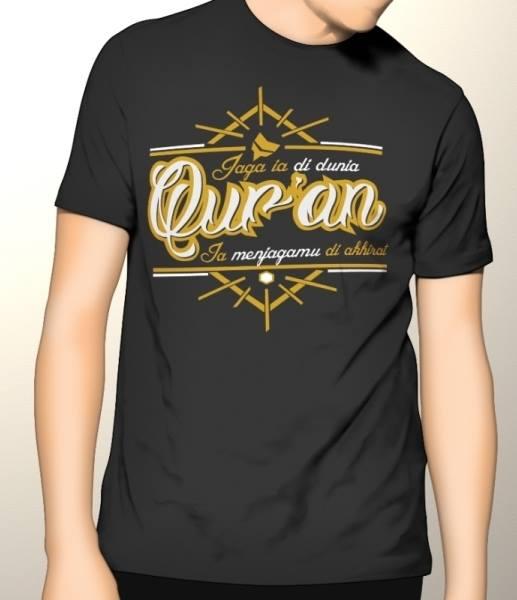 Kaos Premium DTG Dakwah Muslim Jaga Dia Di Dunia Quran