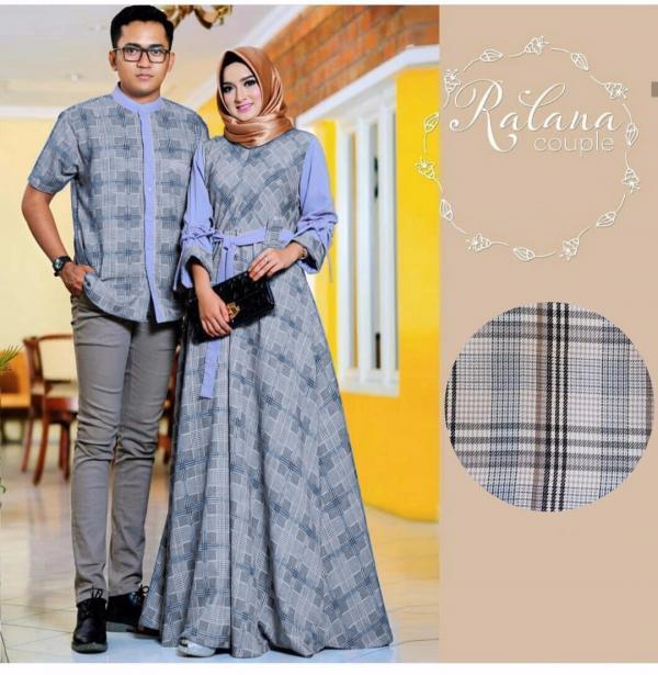 Ralana Couple - Baju Muslim Murah Terbaru 2018 Grosir Pakaian Wanita Busana Pesta Modern Gamis Syari Maxidress Setelan Couple Tunik Atasan Blouse Celana Kulot Rok Khimar Hijab