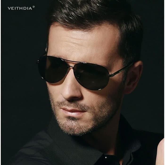 Kacamata Pria Wanita Model Rayban Aviator Sunglass HD Polarized UV