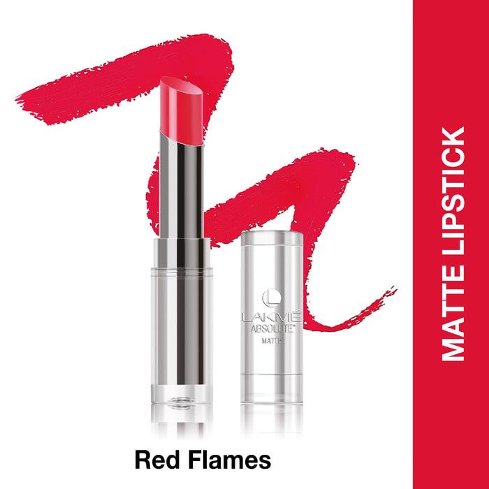 Lakme Absolute Reinvent Sculpt New Hi-Definition Matte Lipstick Red Flames