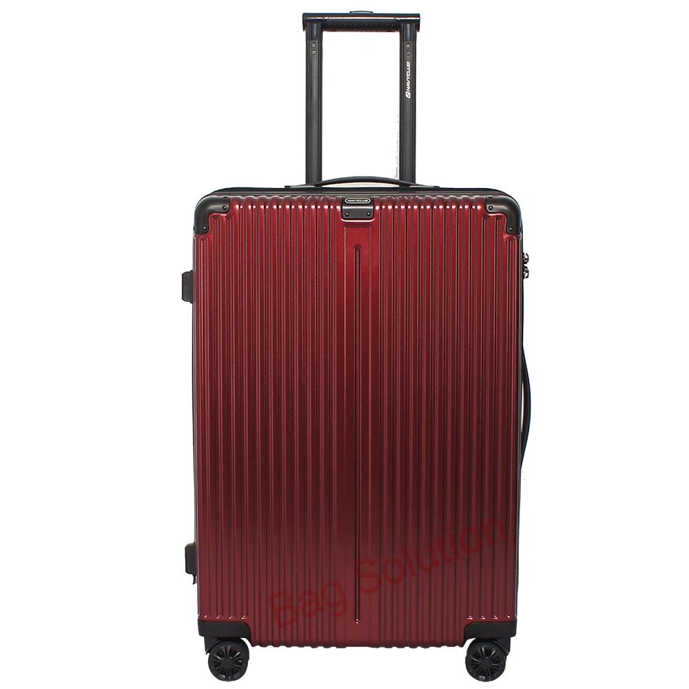 Navy Club Tas Koper Hardcase Fiber PC - 4 Roda - Resleting Anti Tusuk Expandable - Kunci TSA - CHGG Size 20 Inch