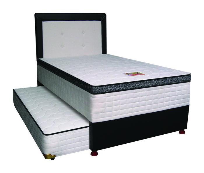 Hemat 10%!! Promo Sale!! 2In1 Champion Plushtop 100X200 Spring Bed Ranjang Sorong Kasur 1M - Aksfla - ready stock
