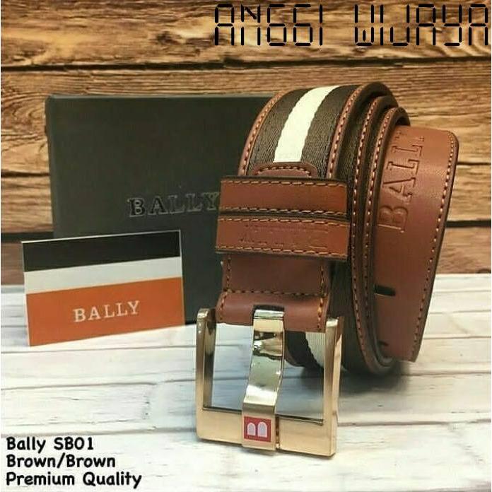 IKAT PINGGANG GESPER BELT PRIA KULIT IMPORT KEPALA JARUM JAMAN SEKARANG BLY001AW
