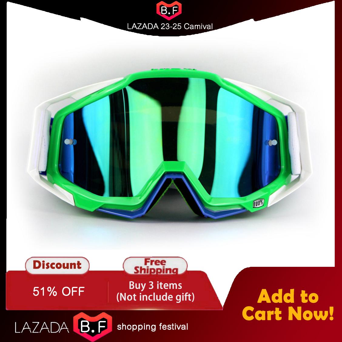 5 Warna 100% Brand Racecraft Motocross Kacamata Goggles ATV Motorcycle Gafas YH06-Intl