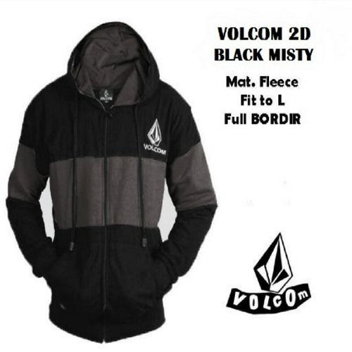 Jaket Volcom 2D Black Misty Sweater Pria Wanita Grosir Bandung Murah