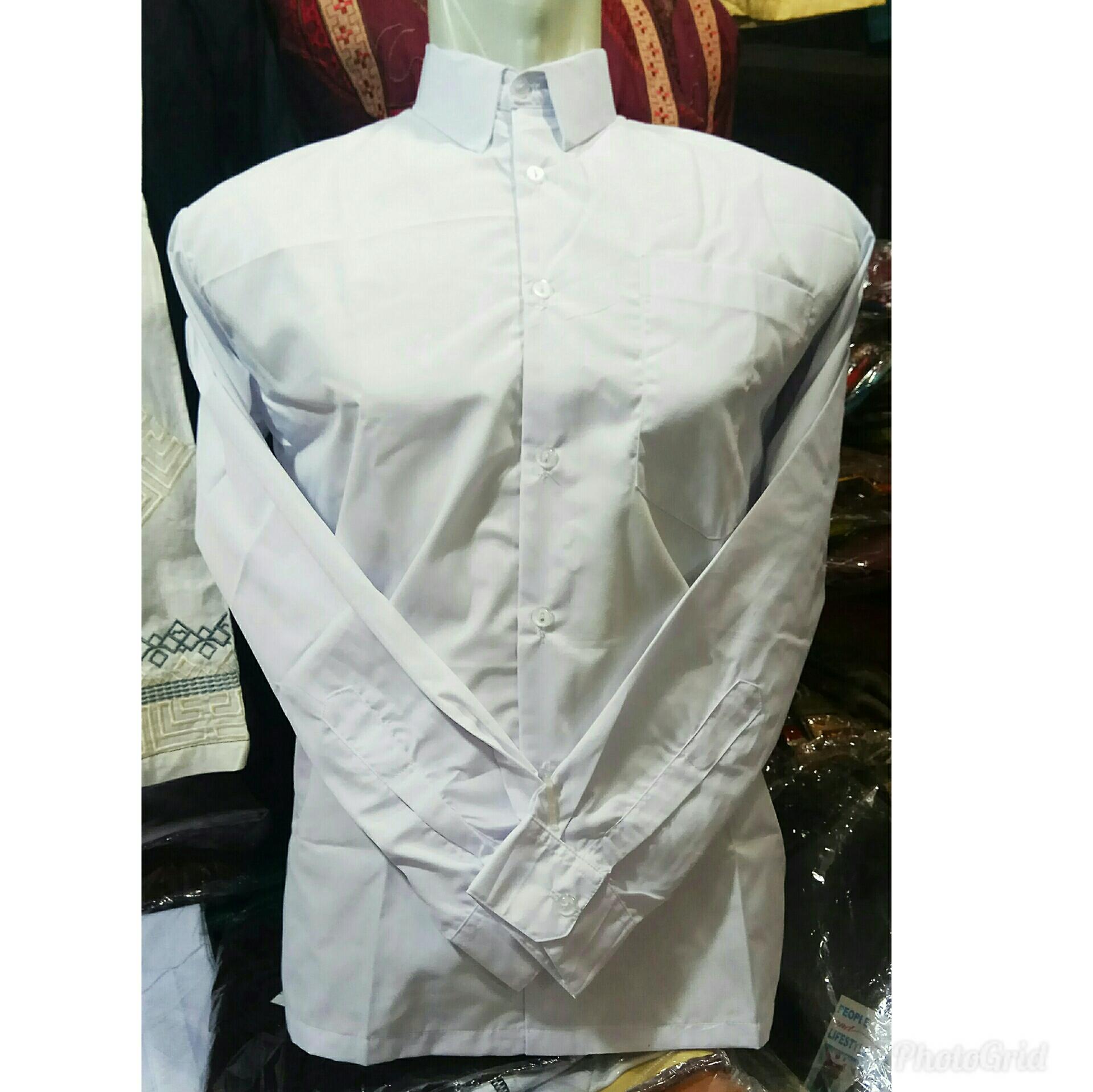 Kemeja putih seragam sekolah mulai sd sampai sma