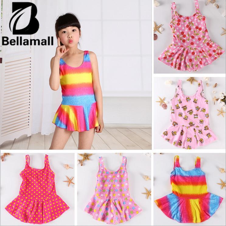 Bellamall: Aksesoris Bayi Dekorasi Acak Baju Renang Anak Baju Renang Mandi Baju Renang Tankinis Set Bikini-Intl