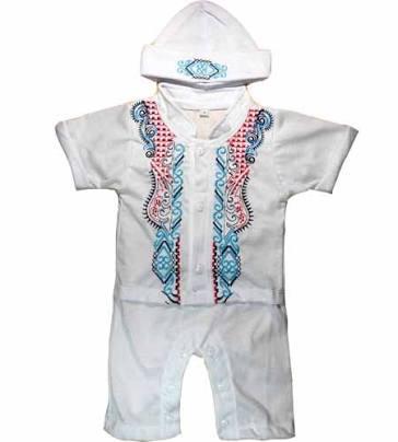 Baju koko anak muslim newborn lucu