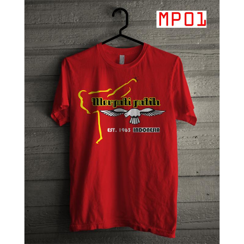 Kaos Anak-anak Kaos Pencak Silat Merpati Putih 01 Hitam dan Merah