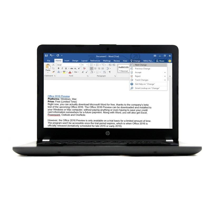 Laptop HP14 BS- 705/707/708/706-T Core i3 6006/Ram 4GB HDD 500GB/DVDRW/Windows 10