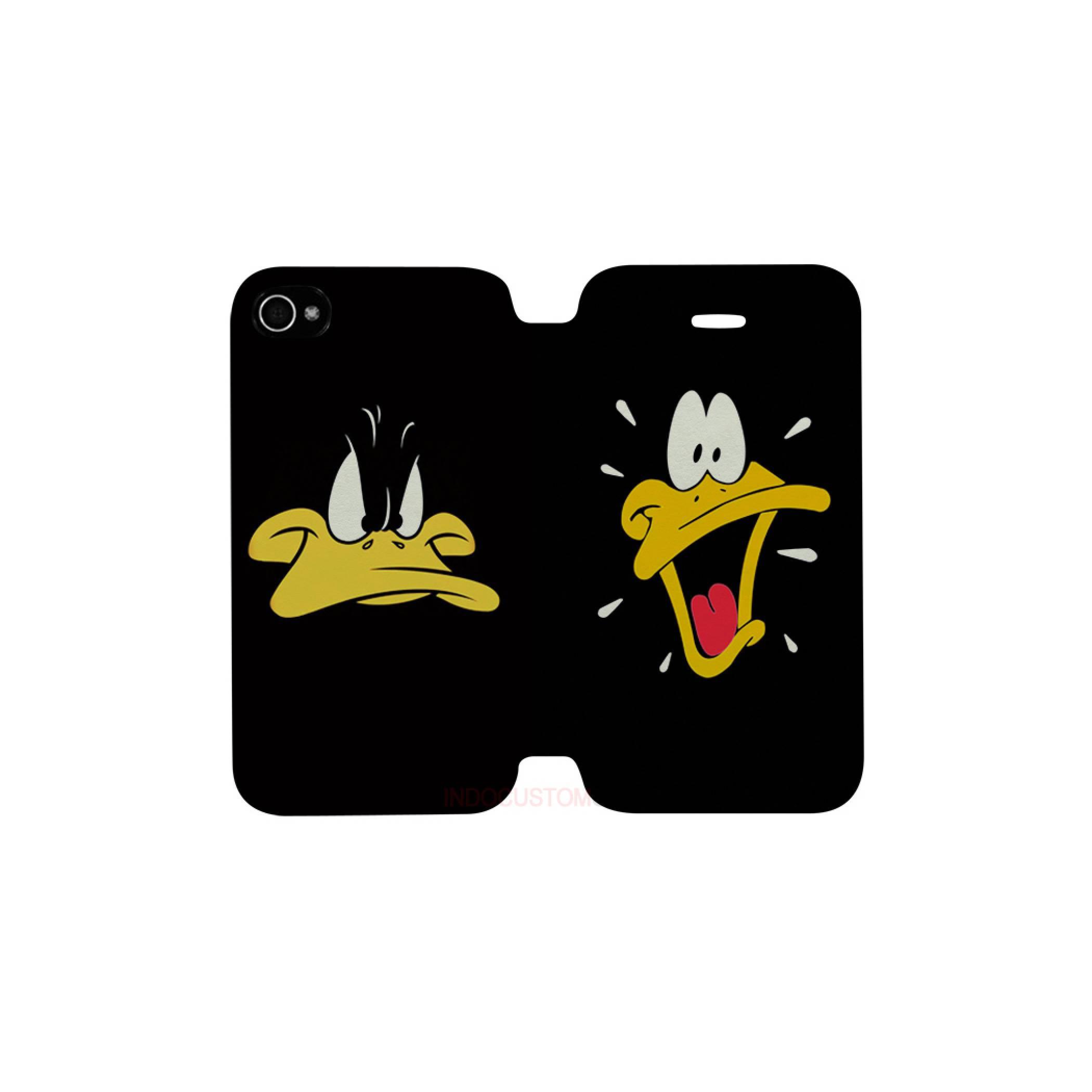 Daffi Duck Iphone 4-4S Custom Flip Cover Case