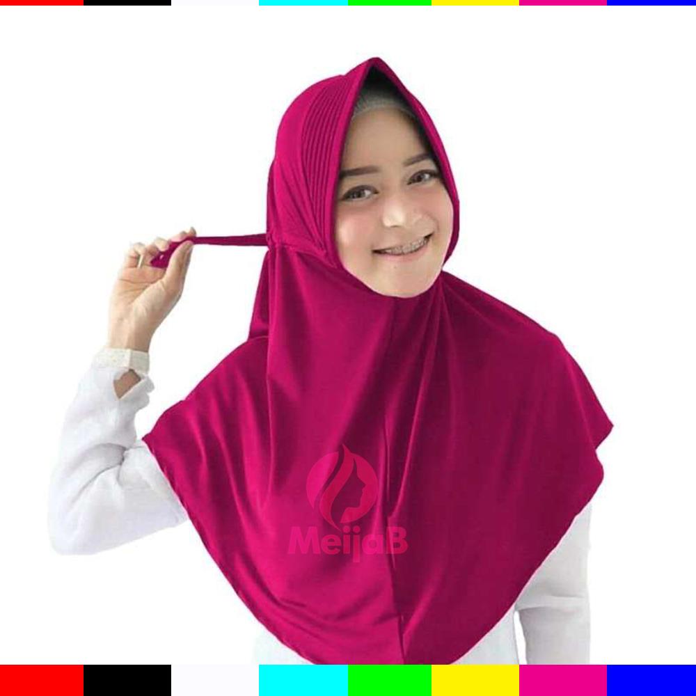 Meijab Hijab Jilbab Instan Serut Jokowi Jersey ( Kerudung instan, jilbab khimar) Meijab Hijab Jilbab Instan Serut Jokowi Jersey ( Kerudung instan, jilbab khimar)