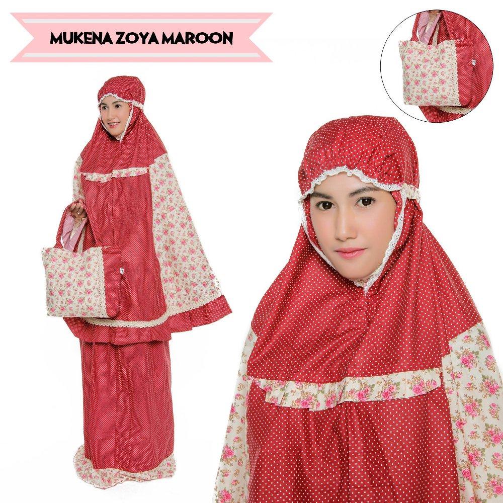 MUKENA MODERN UNIK KATUN ZOYA di lapak Grosir Mukena Murah kosmetikcantik2222