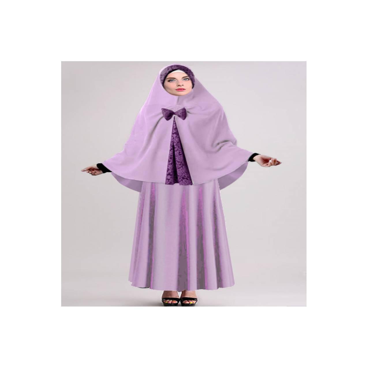 Gamis Muslim Import Korea Big Size XL-6XL DC-M0097 Murah
