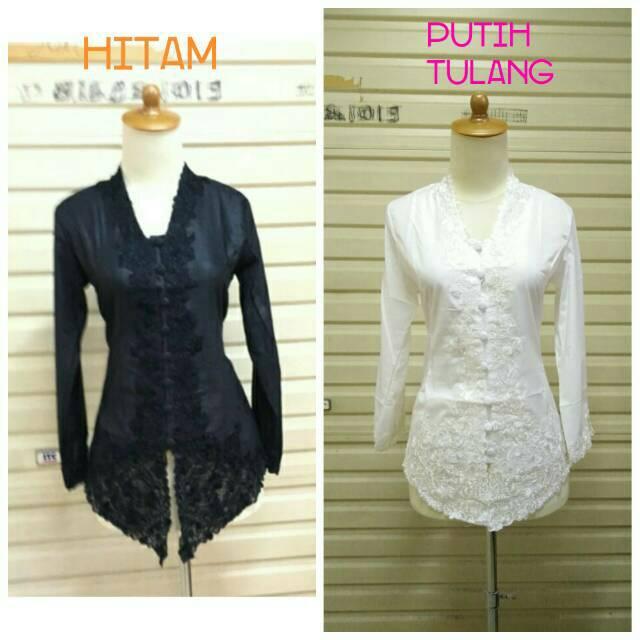 Kebaya Encim Panjang 0011 Renda Bordir Kebaya Kartini Seragam Kantoran Dan Seragam Sekolah