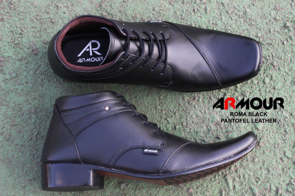 Sepatu Kulit Sepatu Kerja Pria Branded - A3 Hitam coklat pantopel pantofel vantofel Sepatu VR 390 Sepatu Formal Pria Untuk Kerja Kantor Kulit Sintetis - Hitam Amelia Olshop - Sepatu Pantofel Pria / Sepatu Kantor Idaman Lelaki - Hitam