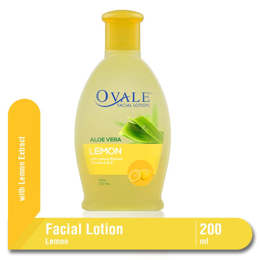 Ovale Facial Lotion Lemon Botol 200 ml