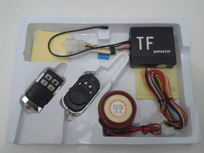 BEST SELLER!!! Alarm Motor Panastar + Remot + Cara Pasang Pengaman Kunci Anti System - W1r8Jb