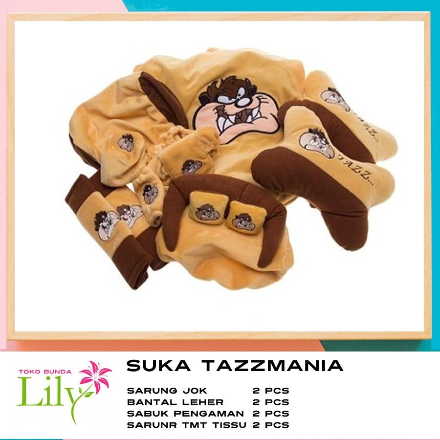 Suka Tazzmania-Bantal mobil 5 in 1 Tazzmania