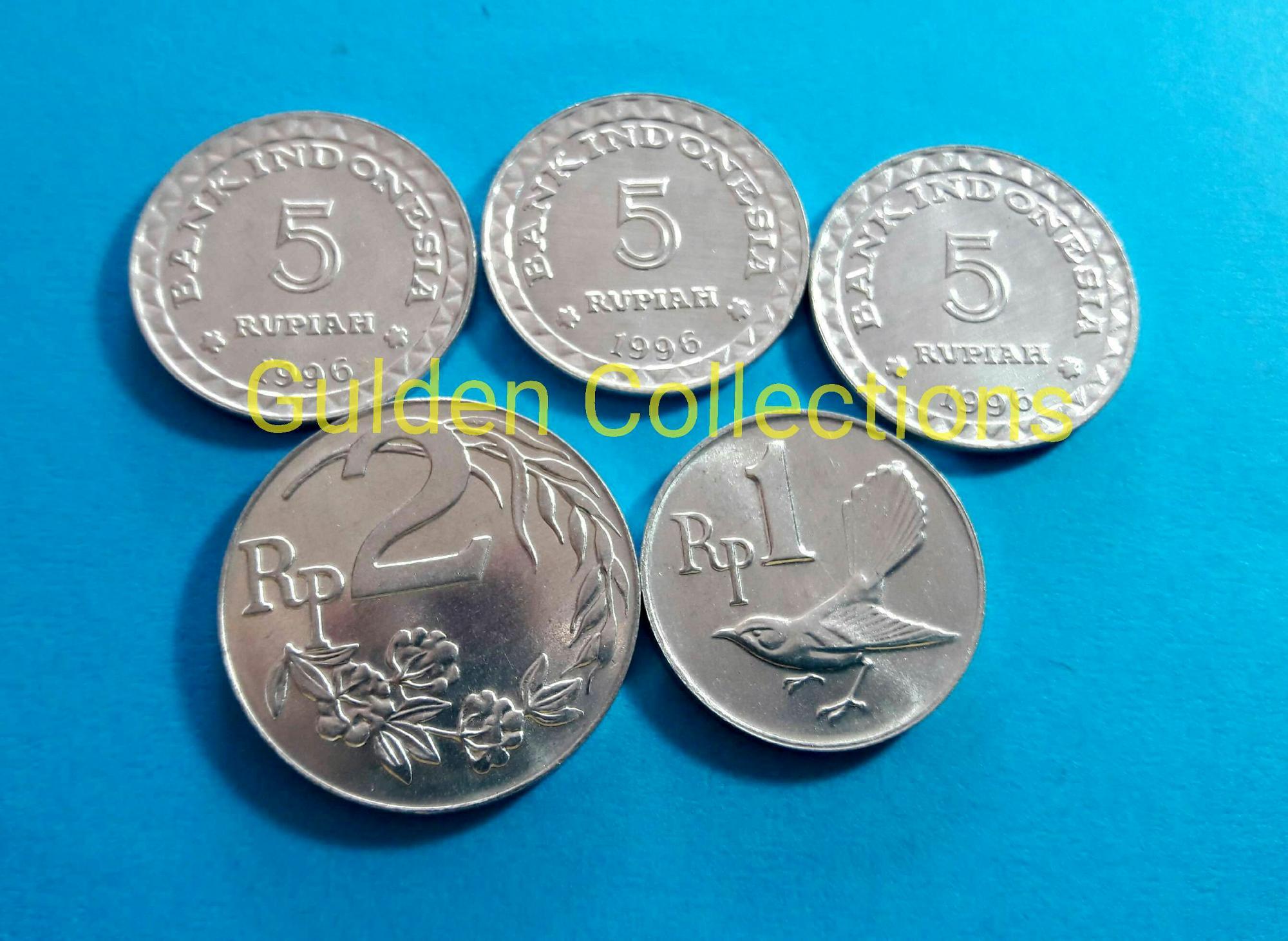 Paket Uang Kuno Mahar Pernikahan 18 Rupiah Koin 5 5 5 2 1