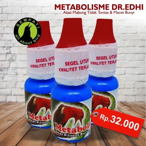 Metabolisme Dr.Edhi Obat Burung Sakit Macet Bunyi Sulit Mabung Terlambat