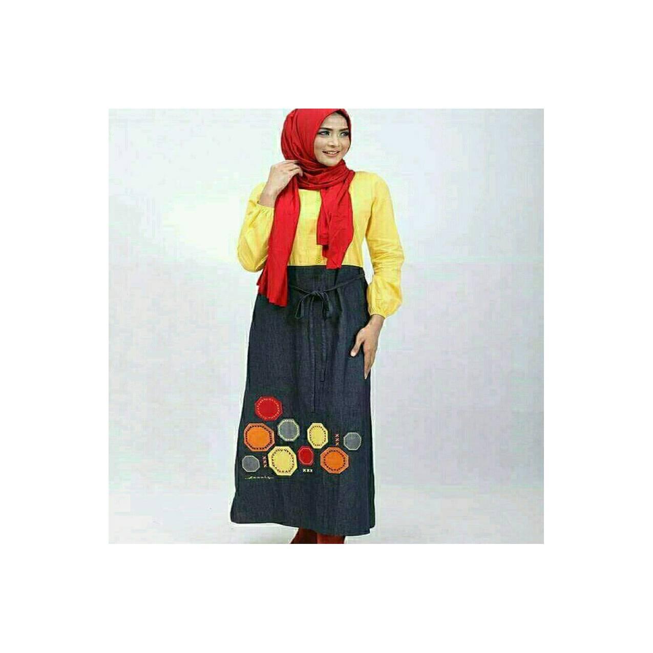 Gamis Dannis kuning