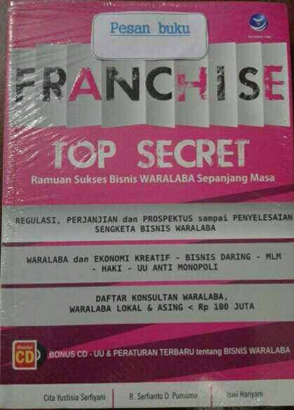 Buku Franchise Top Secret Ramuan Sukses Bisnis Waralaba Sepanjang Masa - FqkNRJ